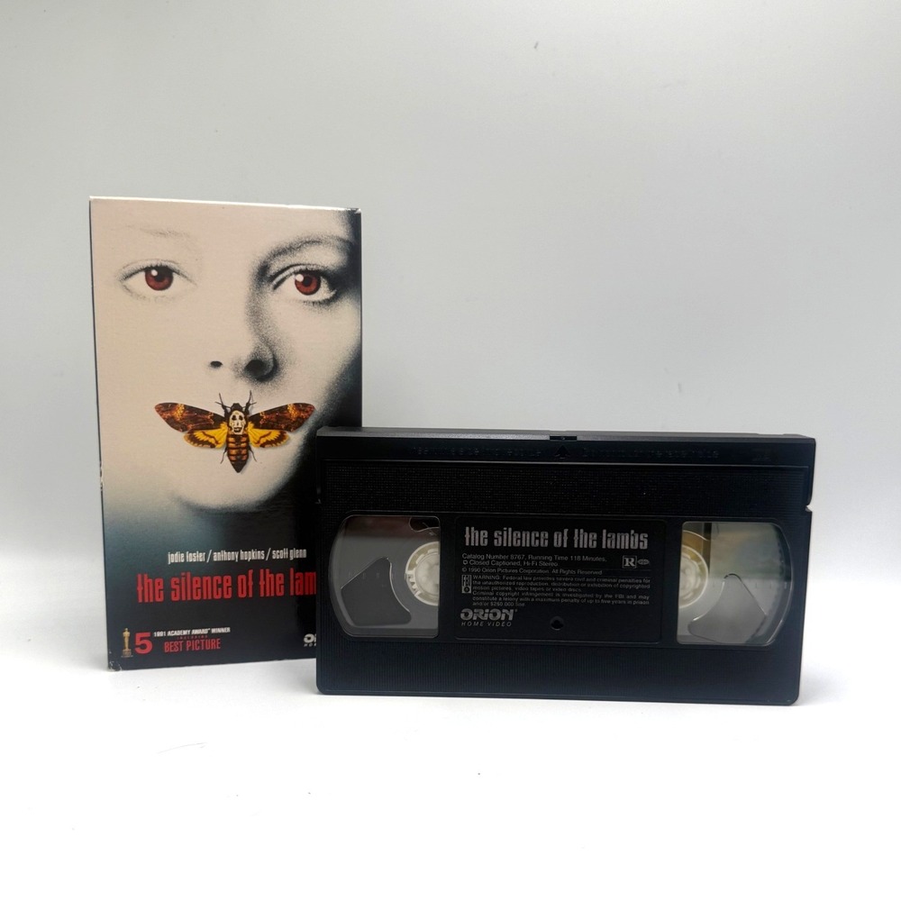The Silence of the Lambs VHS 1991 Orion Home Video Horror Movie Jodie Foster